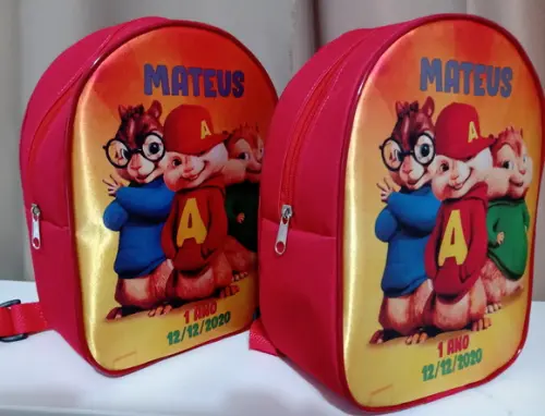 Mochila Personalizada Alvim e os Esquilos