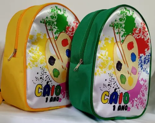 Mochila Personalizada Aquarela