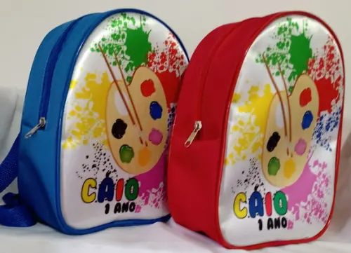 Mochila Personalizada Aquarela