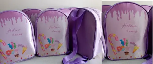 Mochila Personalizada Confeitaria