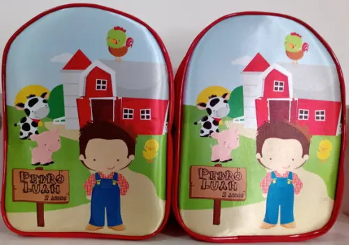Mochila Personalizada Fazendinha