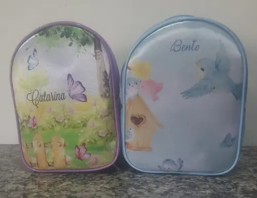 Mochila Personalizada Jardim Encantado