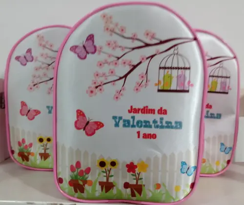 Mochila Personalizada Jardim Encantado