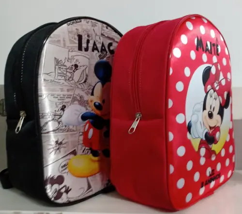Mochila Personalizada Mickey e Minnie