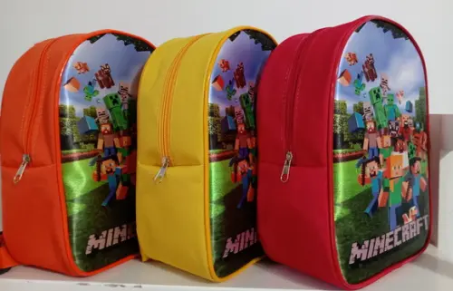 Mochila Personalizada Minecraft
