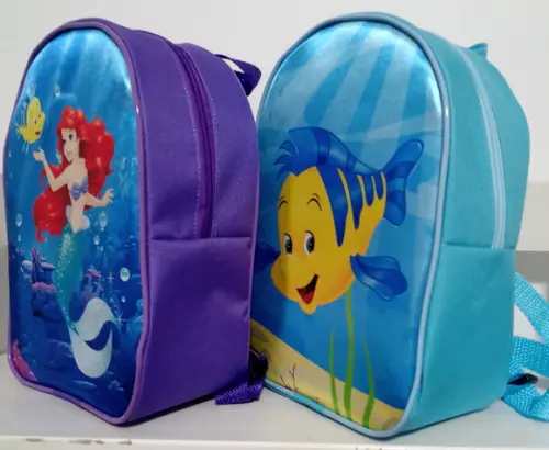 Mochila Personalizada Pequena Sereia - Ariel