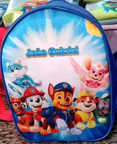 Mochila Personalizada Patrulha Canina