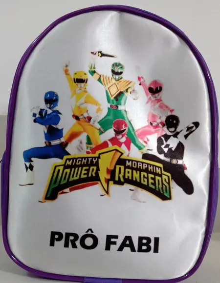 Mochila Personalizada Power Rangers