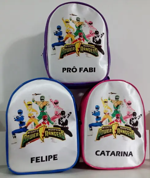 Mochila Personalizada Power Rangers
