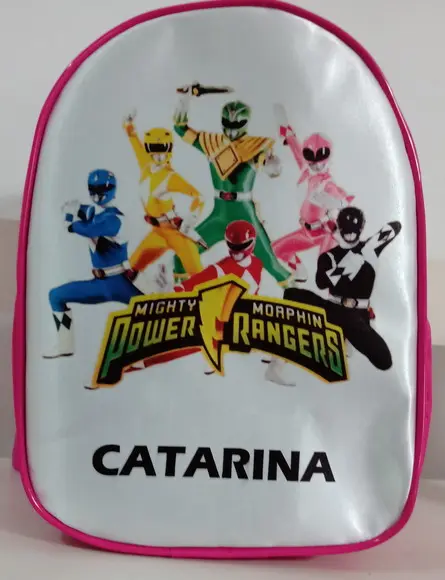 Mochila Personalizada Power Rangers