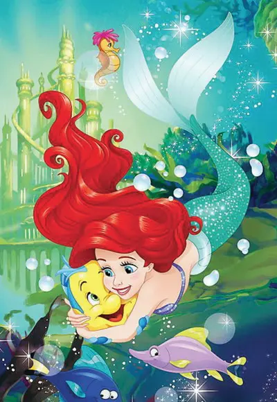 Mochila Personalizada Pequena Sereia - Ariel