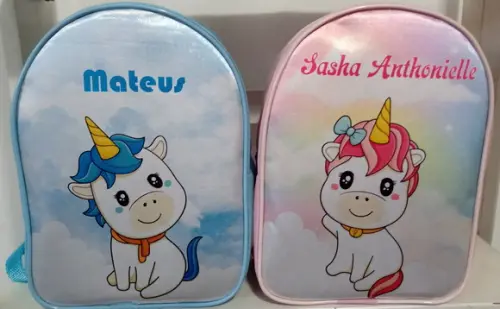 Mochila Personalizada Unicórnio