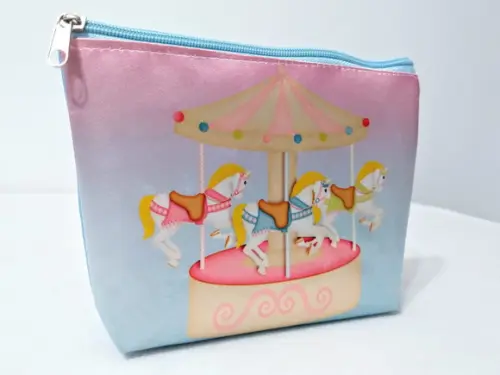 Necessaire Carrossel Encantado 21x17