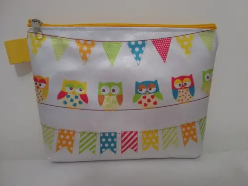 Necessaire Coruja de Natal 21x17