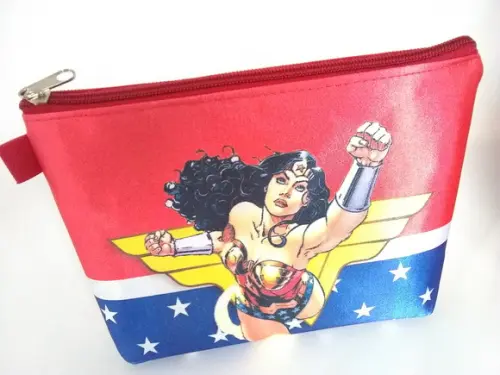 Necessaire Personalizada Mulher Maravilha 21x17