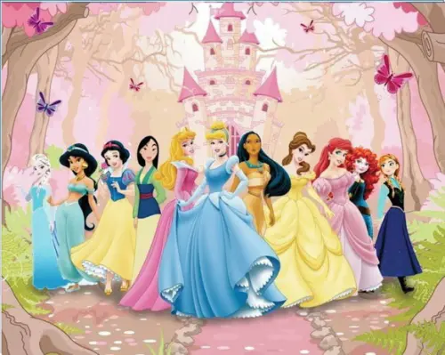 Necessaire Personalizada Princesas 21x17