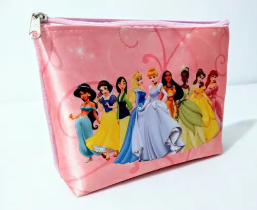 Necessaire Personalizada Princesas 21x17