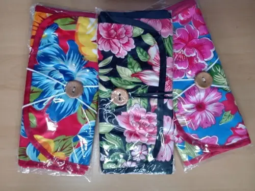Porta Guias de Umbanda Grande Floral e Cor Lisa