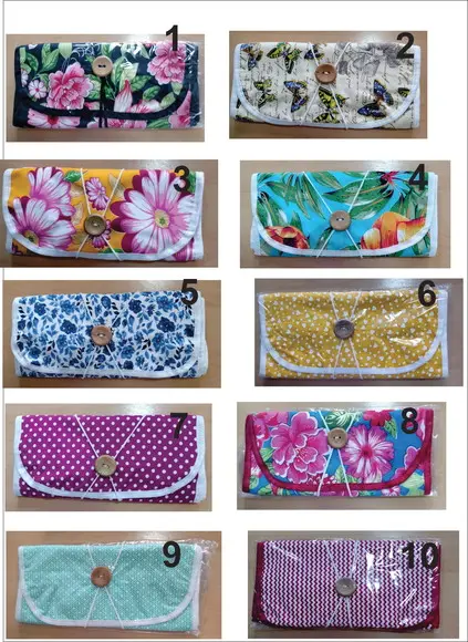 Porta Guias de Umbanda Grande Floral e Cor Lisa