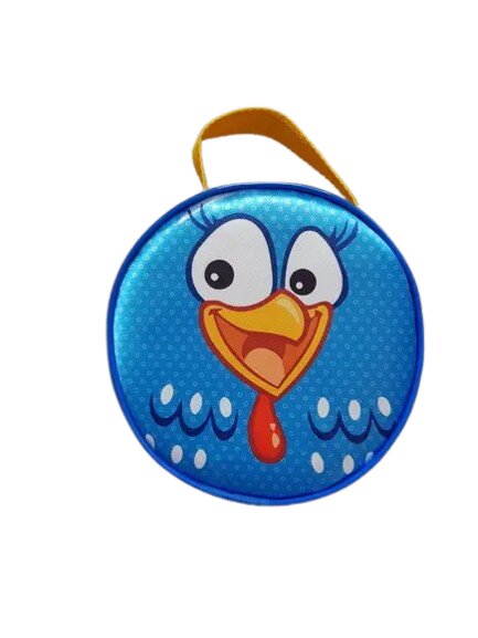 Bolsa Redonda Galinha Pintadinha Personalizada Lembrancinha