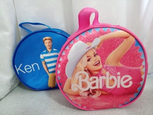 Bolsa Redonda Barbie Lembrancinha Personalizada Festa