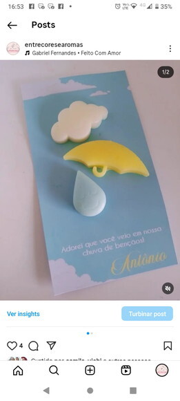 Card Perfumado Chuva de Benção