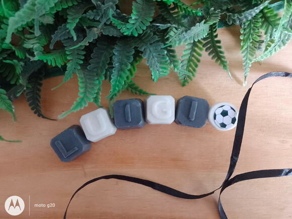 Nome 5 Letras com Bola de Futebol