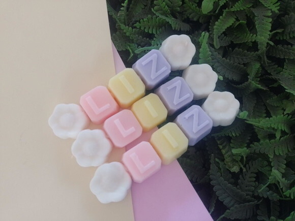 Sabonete 3 Letras com 2 Florees e Tule