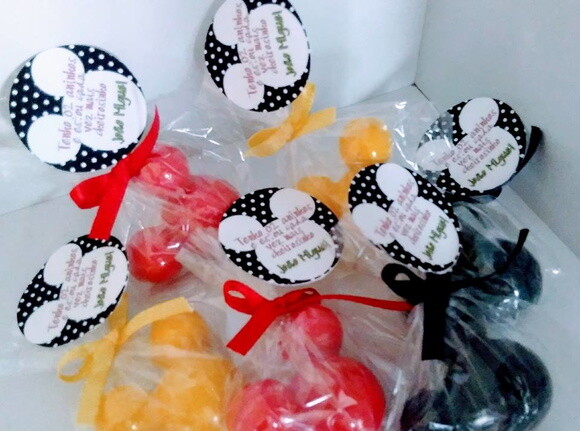 Sabonete Mickey ou Minnie