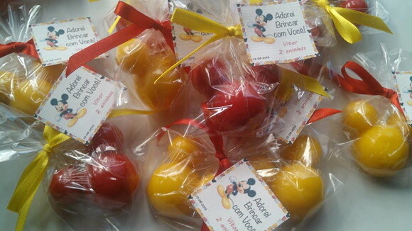 Sabonete Mickey ou Minnie