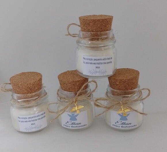 Vela Aromatizada No Vidro Com Rolha