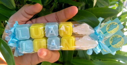 Sabonete Nome 4 Letras com Nuvem