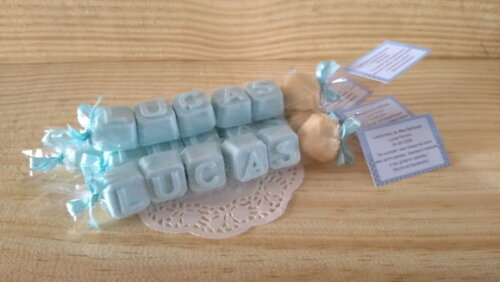 Sabonete Nome 5 Letras com Concha