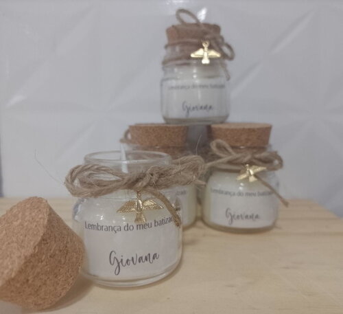 Vela Aromatizada No Vidro Com Rolha