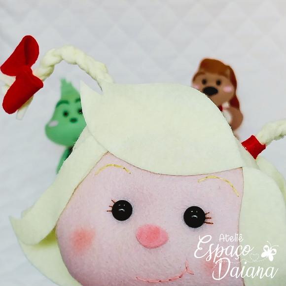 Kit 3 Pingentes Grinch / Enfeite de Natal / Decoração de Natal