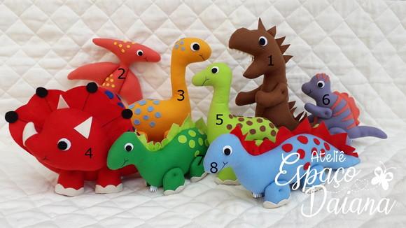 Kit Dinossauros em Feltro – Festa Infantil Dinossauro