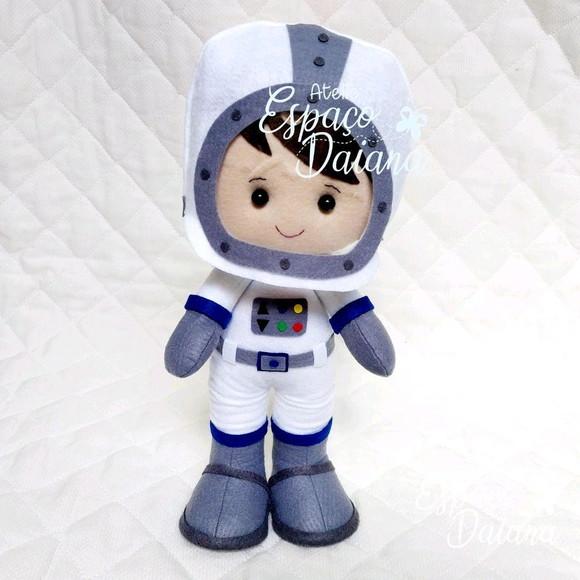 Astronauta em Feltro - Decoração Festa Espacial
