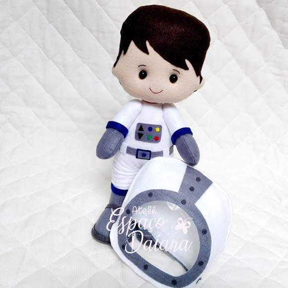 Kit Astronauta/Alien/Nave em Feltro – Decoração Festa Espacia