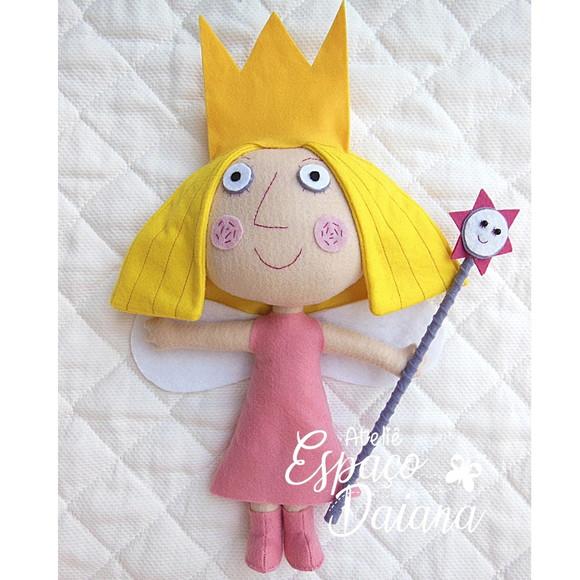 Ben e Holly em Feltro / Personagem Infantil / Boneco Personalizad