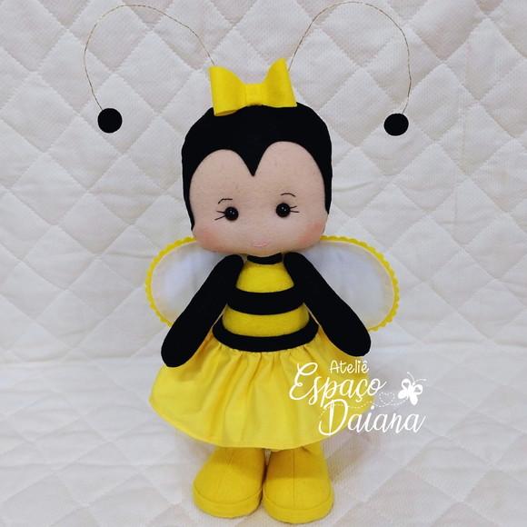 Boneca Abelha em Feltro / Decoração Festa Infantil / Festa Jard