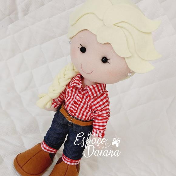 Boneca Country / Caipira em Feltro