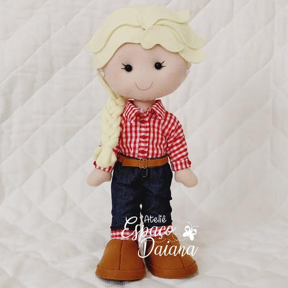 Boneca Country / Caipira em Feltro
