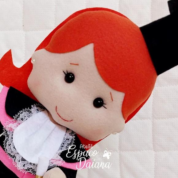Boneca Formanda em Feltro / Boneca Personalizada / Boneca Formatu