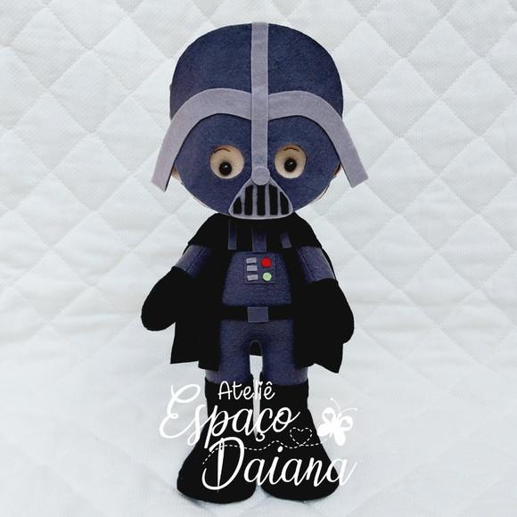 Darth Vader em Feltro - Personalizado Star Wars - Boneco personal