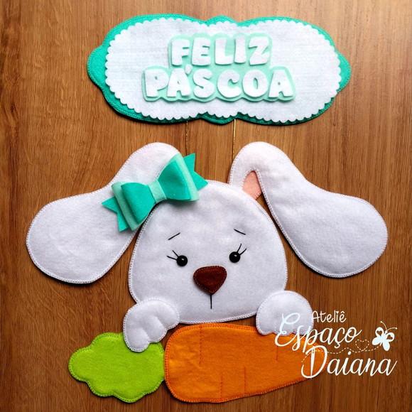 Guirlanda Páscoa / Enfeite de Porta Páscoa / Decoração de Pá