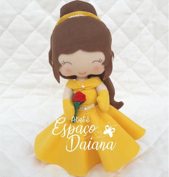 Princesa Bela em Feltro