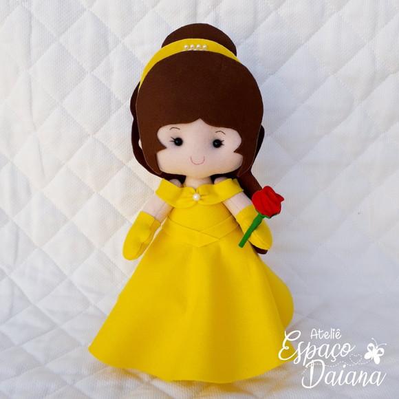 Princesa Bela em Feltro