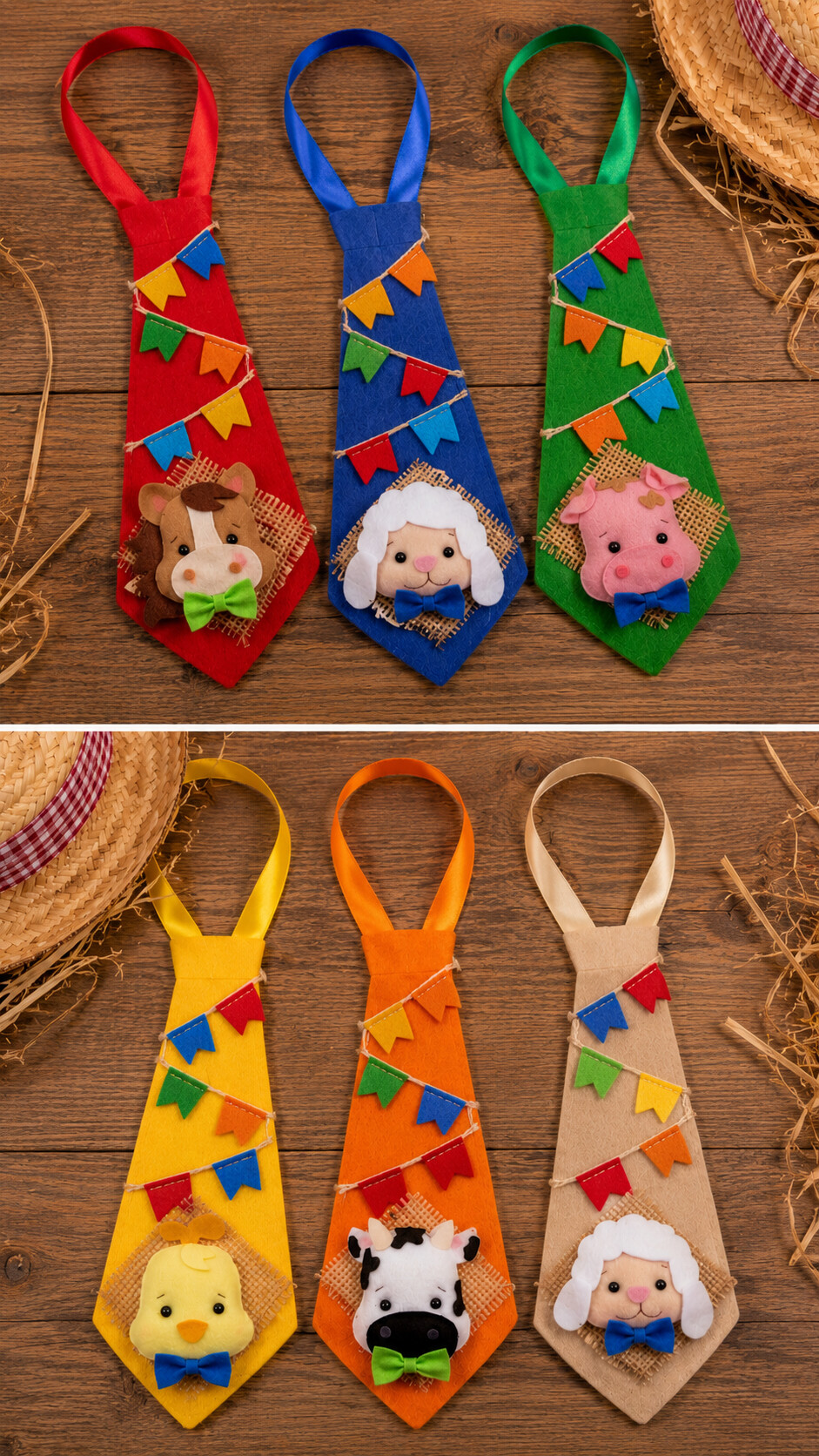 Gravata junina infantil