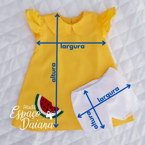 Vestido Magali com Shortinho - 1 e 2