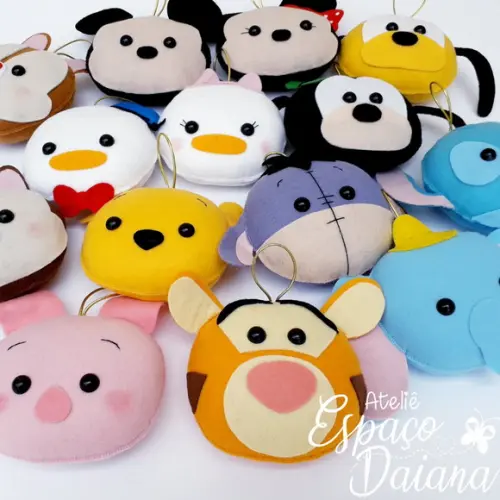 Kit 5 Pingentes Disney / Decoração de Natal / Decoração Disne
